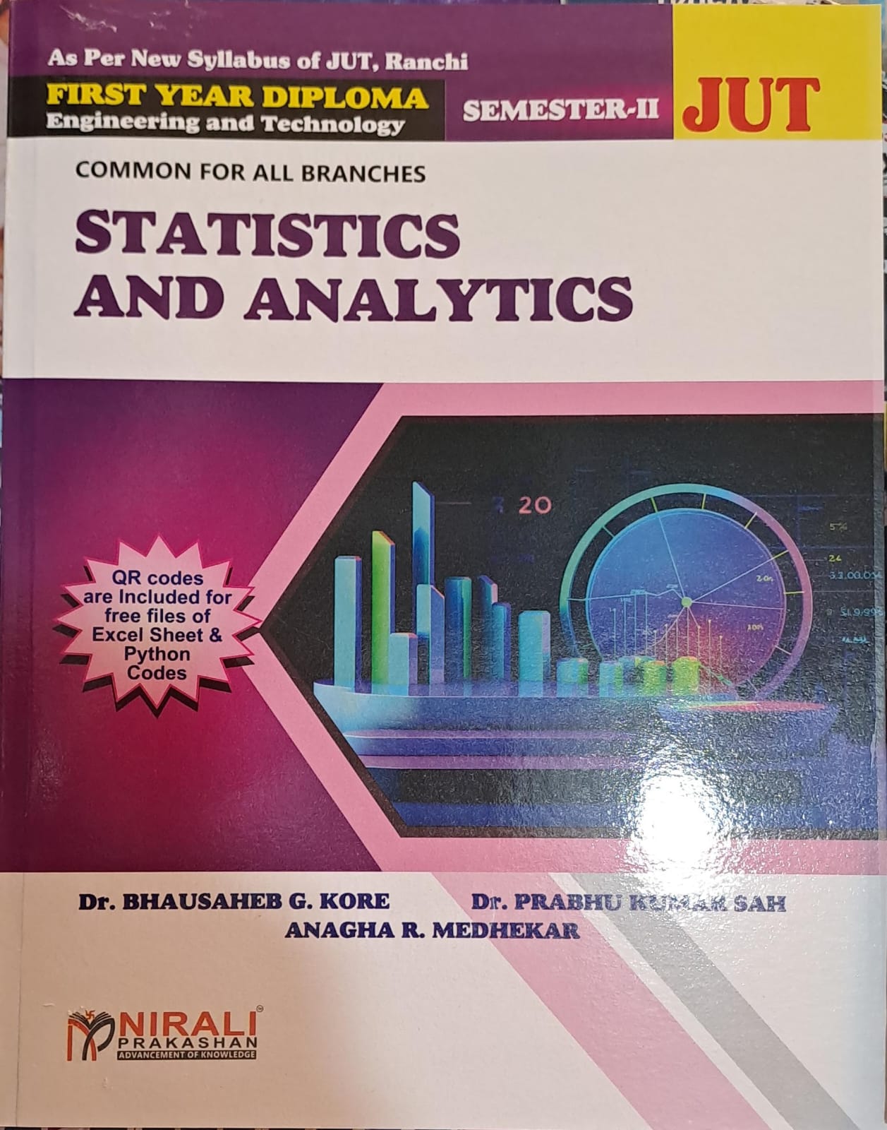 Statistics & Analytics By Dr.Bhausaheb G.Kore, Dr.Prabhu K.Sah, Anagha R.Medhekar