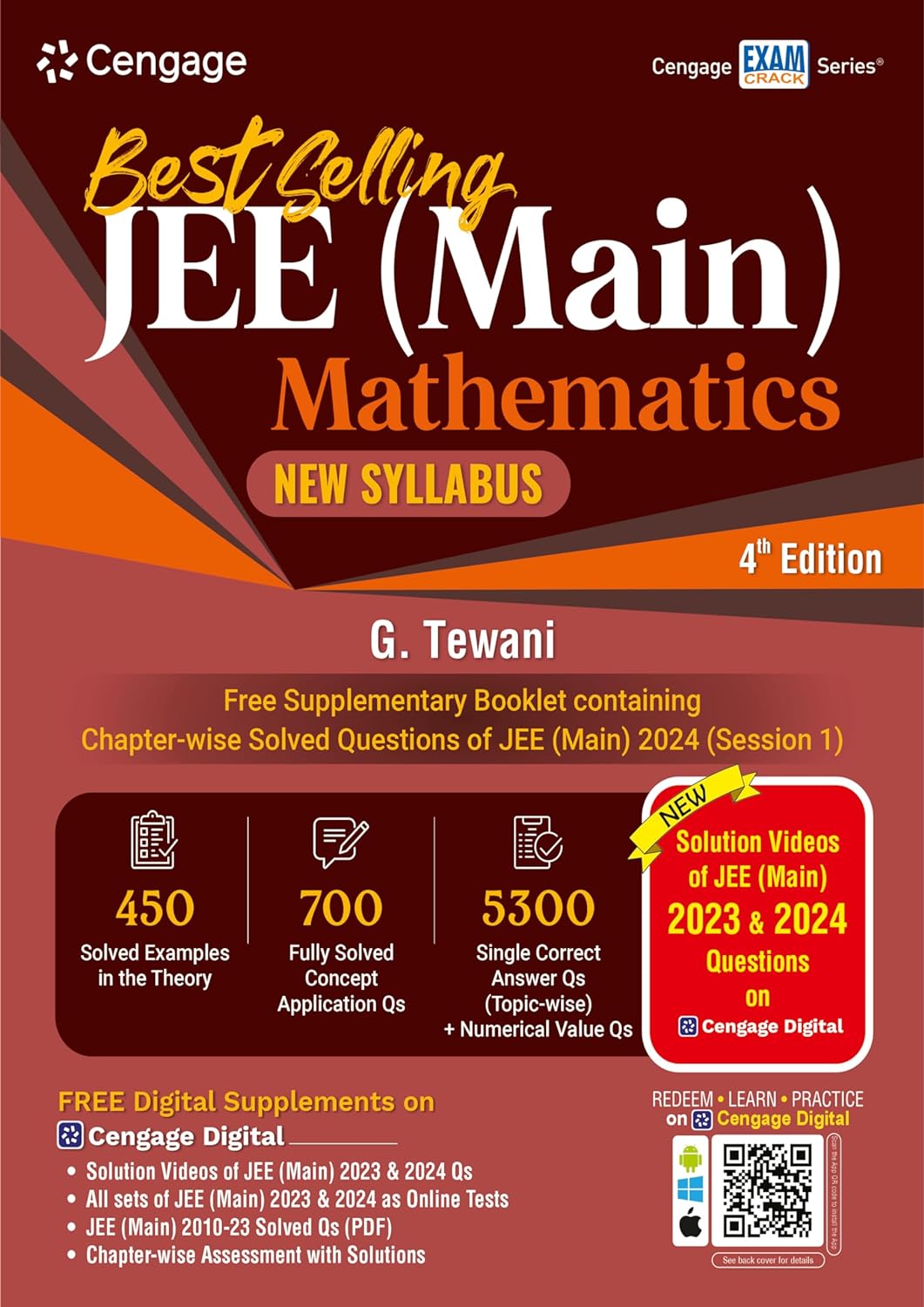 JEE Main Mathematics: 2024 Session 1 By G. Tewani