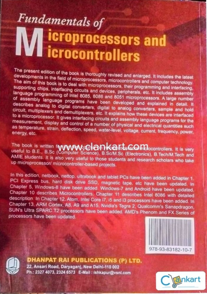 Fundamentals of Microprocessors & Microcontrollers By B. Ram & Sanjay Kumar