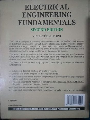 Electrical Engineering Fundamentals By Vincent Del Toro