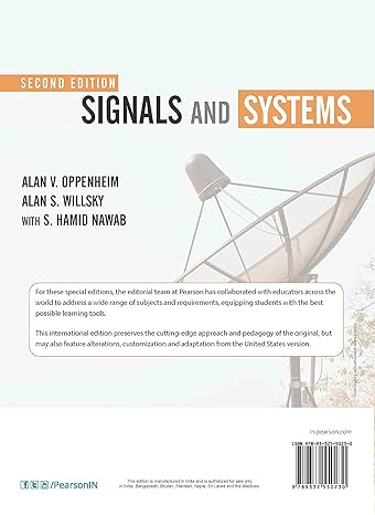 Signals And Systems, 2nd Edn By Oppenheim, Willsky & Hamid