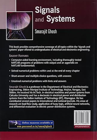 Signals and Systems By Smarajit Ghosh
