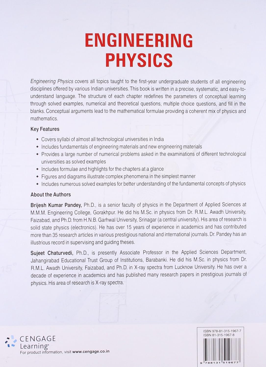 Engineering Physics By B.K. Pandey & S. Chaturvedi