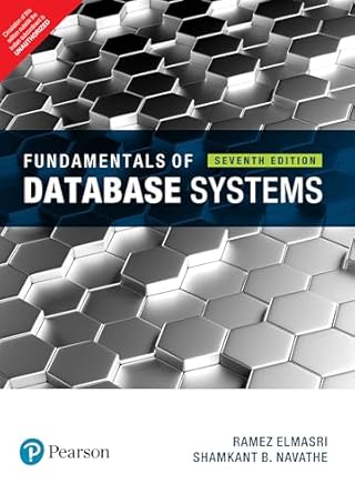 Fundamentals of Database System By Elmasri Ramez & Navathe Shamkant