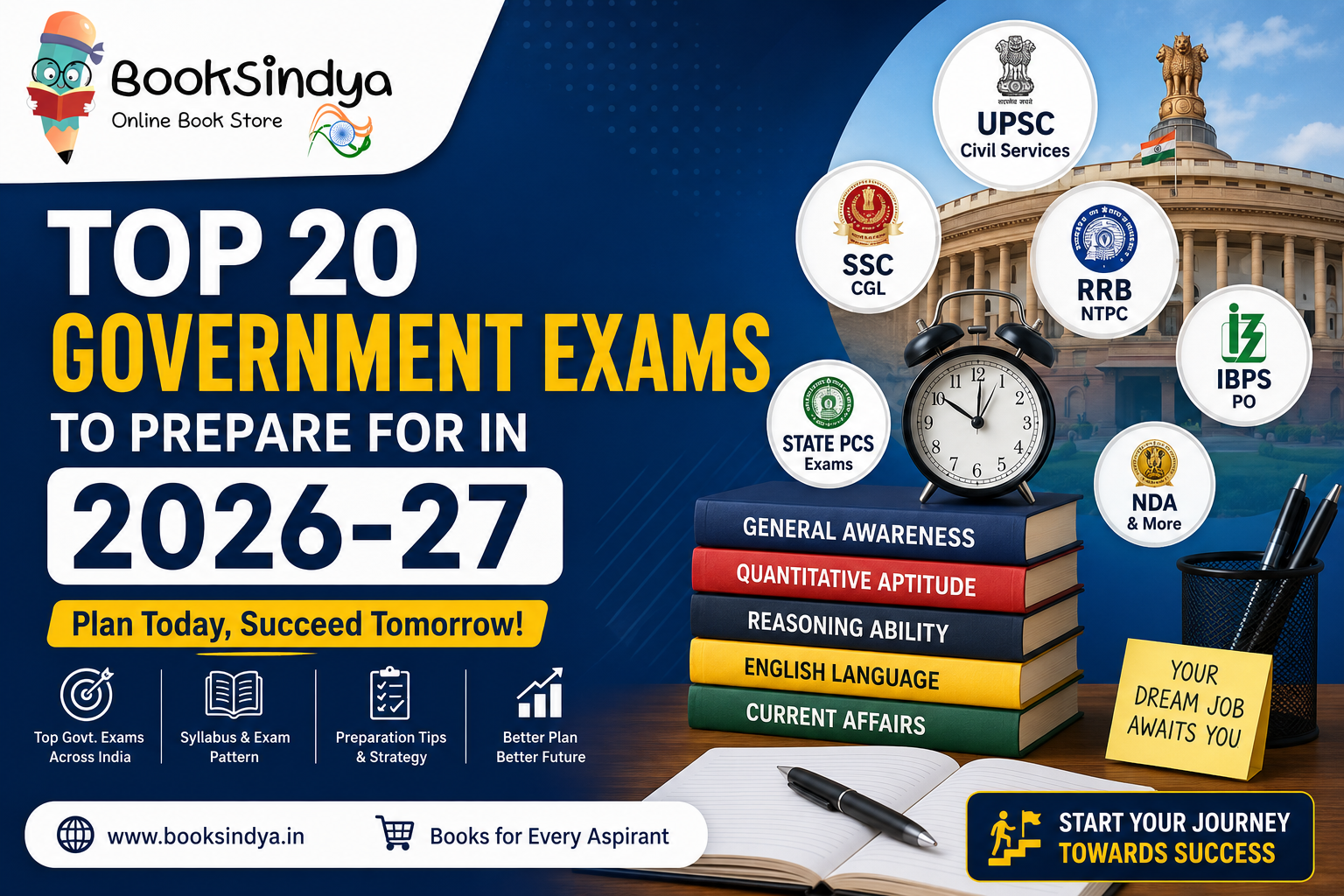 Top 20 Government Exams to Prepare for in 2026–27