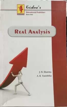 REAL ANALYSIS | By A.R. Vashishtha, J.N. Sharma | 2024 Edition | English Medium | Krishna Prakashan