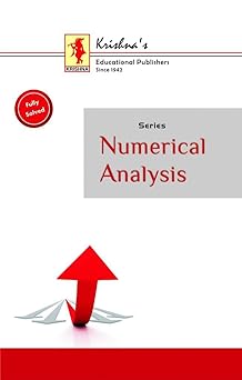 Series Numerical Analysis | By Vasishtha & Sharma | 2024 Edition | English Medium | Krishna Prakashan