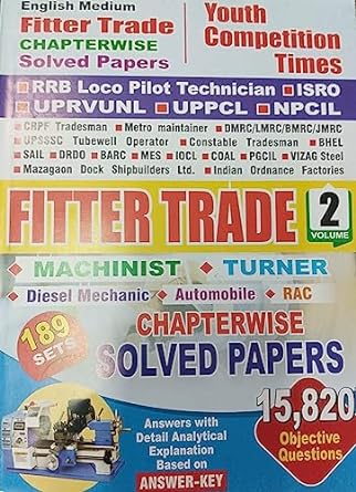 Fitter Trade Chapter Wise Solved Papers Vol 02 (189 Sets)