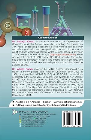 UNDERGRADUATE INTRODUCTORY CHEMISTR, By INDRAJIT KUMAR