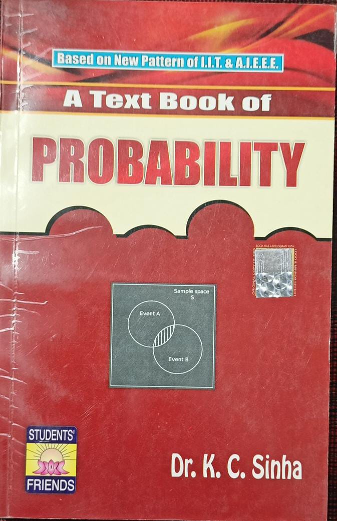 A Text Book of Probability By K C Sinha