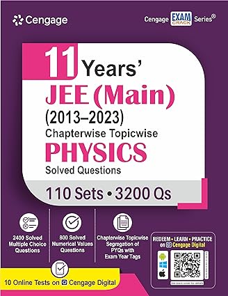 11 Years JEE (Main) (2013-2023) Chapterwise Topicwise Physics Solved Questions