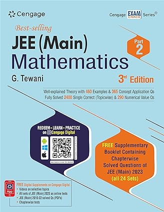 JEE (Main) Mathematics: Part 2 By G. Tewani
