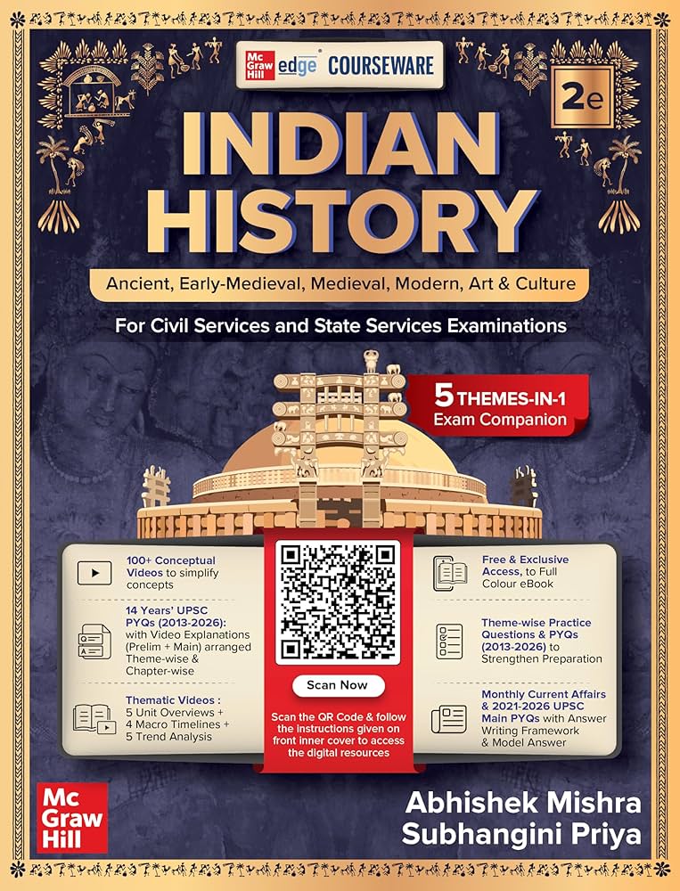 Indian History for Civil Services and State Services Examinations 2nd Edition By Abhishek Mishra and Subhangini Priya
