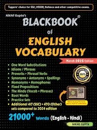 Blackbook of English vocabulary 2026 Edition (English - Hindi : Bilingual) by Nikhil Gupta