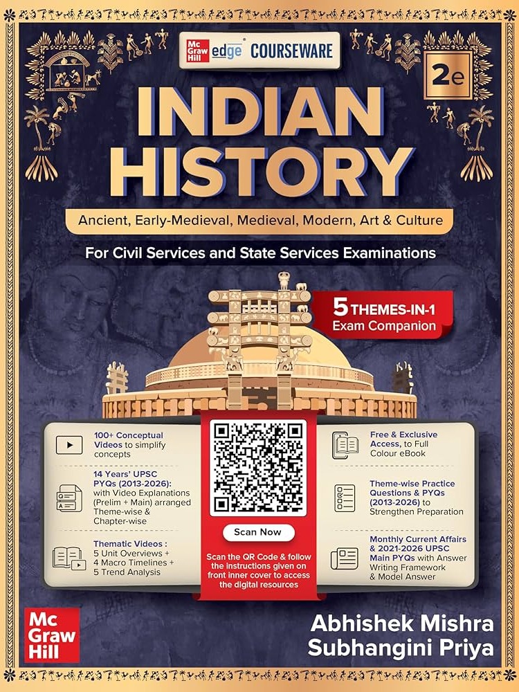 Indian History for Civil Services and State Services Examinations 2nd Edition By Abhishek Mishra and Subhangini Priya