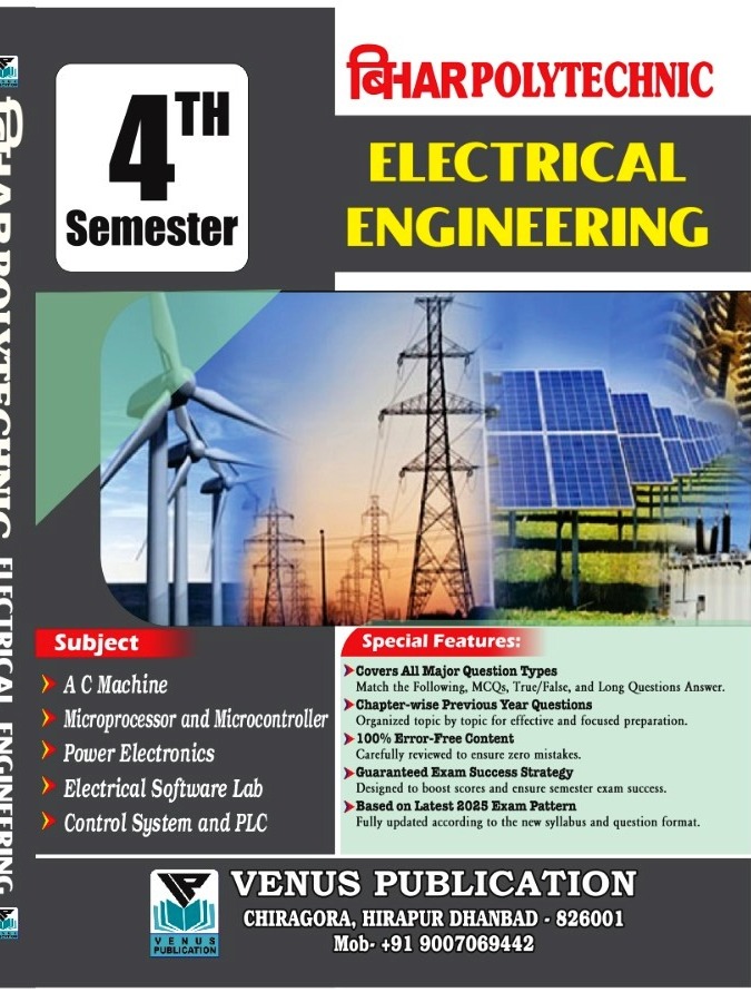 Concept Bihar Polytechnic Electrical  4th Semester Question Bank By Venus Expert Team