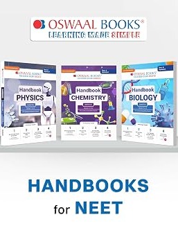 Oswaal Handbook of Class 11 & 12 (Set of 3 Books) Physics, Chemistry, Biology | Must Have for NEET & all Latest Medical Entrance Exams