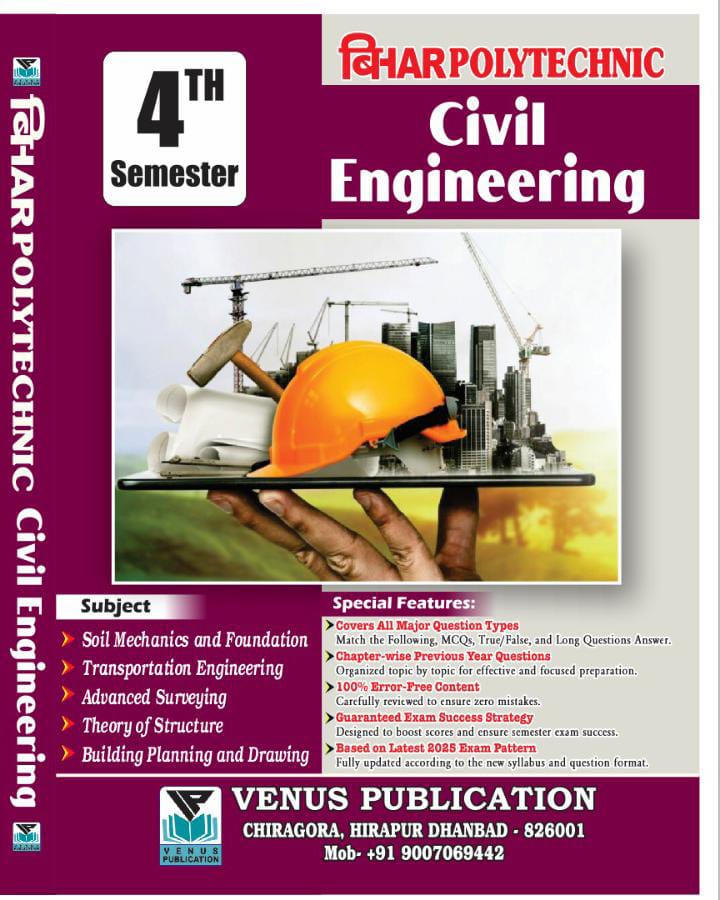Concept Bihar Polytechnic Civil 4th Semester Question Bank By Venus Expert Team