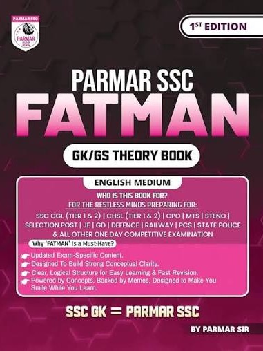 Parmar SSC Fatman | GK/GS Theory Book | English Medium |  By  Parmar Sir