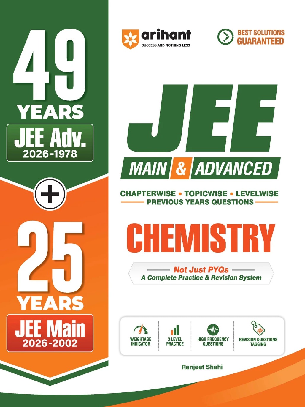 49 Years JEE Advanced (1978 - 2026) & 25 Year JEE Main (2002 - 2026) | CHEMISTRY Chapterwise, Topicwise & Levelwise PYQs Question Bank | By Ranjeet Shahi