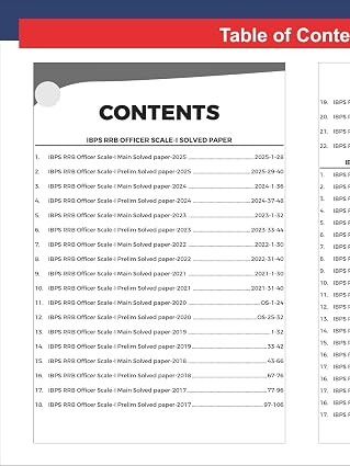 43 IBPS RRB Officer Scale 1 & Office Assistant Prelim & Main Previous Year-wise Solved Papers (2013 - 2025) 7th Edition By Disha Expert Team