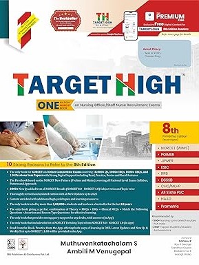 Target High One Nation One Book On Nursing Officer Staff & Nurse Recruitment Exam By Muthuvenkatachalam S , Ambili M Venugopal