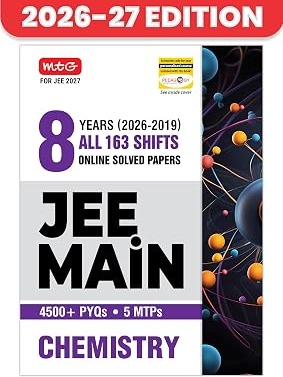JEE Main 8 Years (2026-2019) PYQs Chemistry | All 163 Shift Previous Years Solved Papers For JEE Main 2027 Exam By MTG Expert Team