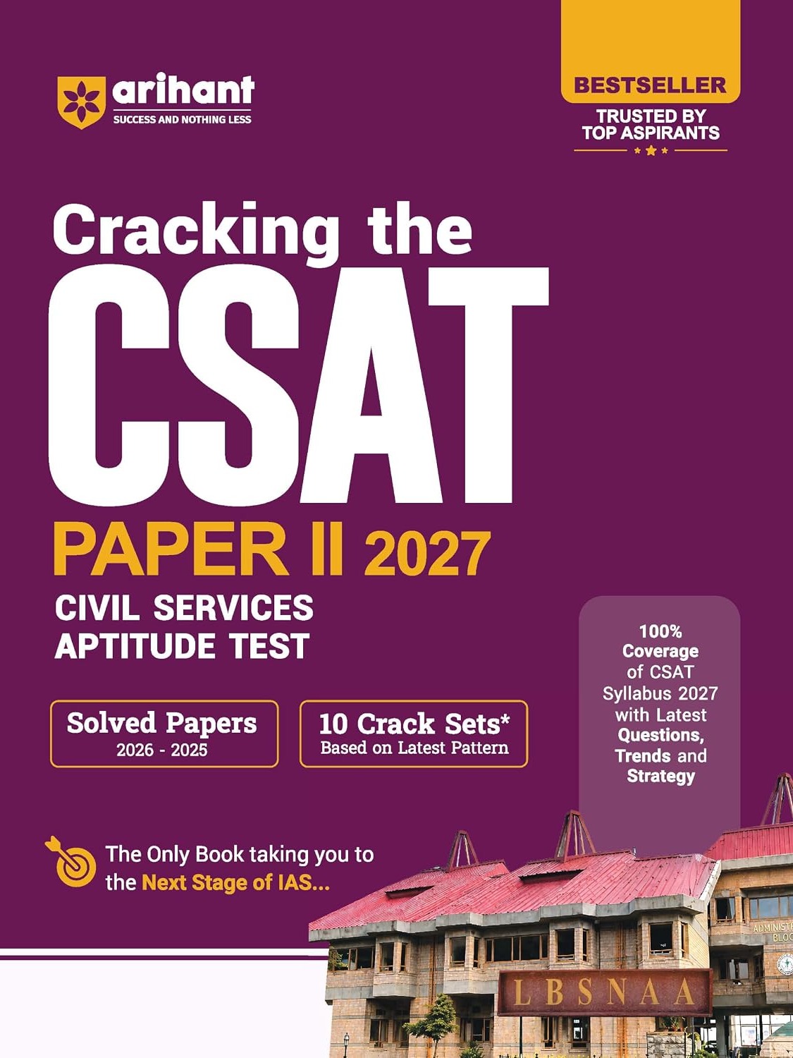Arihant Cracking the CSAT Paper II 2027 | UPSC Civil Services Aptitude Test By Mansi Gupta, Annu Vishwakarma, Radhika Sharma