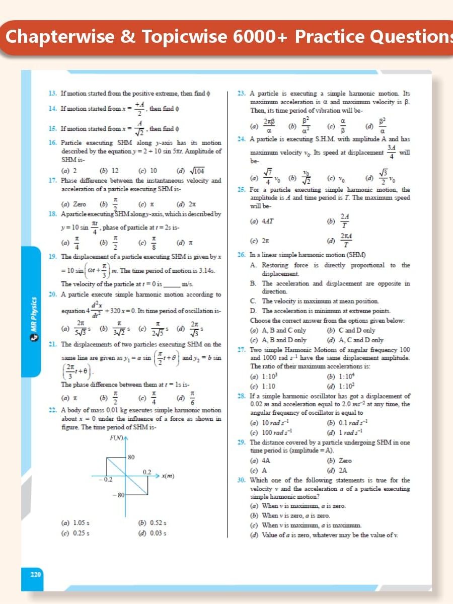 PW MR Physics Questions Solving Med Easy | Chapterwise and Topicwise 6000+ Practice Questions with Answer Keys | Complete Class 11 & 12 Syllabus By Dr. Manish Raj (MR Sir) and Rupali Singh
