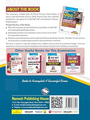 NTA-UGC-NET/JRF: Library & Information Science (PAPER-II) Previous Years' Papers (With Answers)