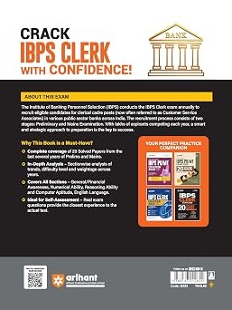 IBPS Clerk Exam 2026 | 20 Solved Papers for Prelims & Mains | Based on Latest Exam Pattern By Rishabh Khurana, Anshu Singh, Ravi Shashank