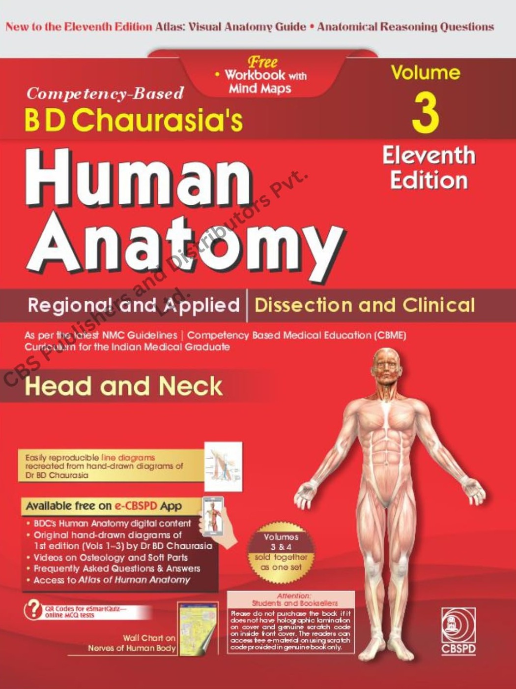 BD Chaurasia's Human Anatomy | 11th Edition | Volume 3 By BD Chaurasia's , Krishna Garg , Yogesh Sontakke