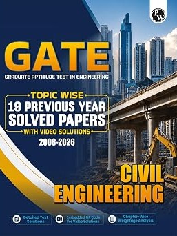 Civil Engineering Topicwise Previous Year Solved Papers (2026 - 2008) with Video Solutions For 2027 Exams By Arihant Expert Team