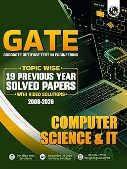 Computer Science & IT Topicwise Previous Year Solved Papers (2026 - 2008) with Video Solutions For 2027 Exams By Arihant Expert Team