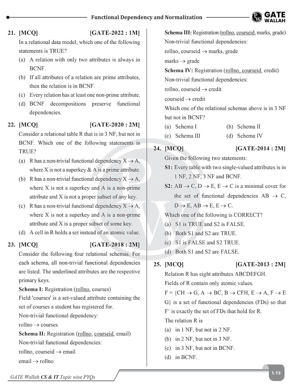 Computer Science & IT Topicwise Previous Year Solved Papers (2026 - 2008) with Video Solutions For 2027 Exams By Arihant Expert Team