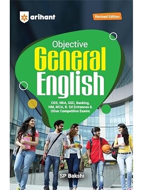 Objective General English by Sp Bakshi 2026 Edition | Revised and Updated Edition By SP Bakshi