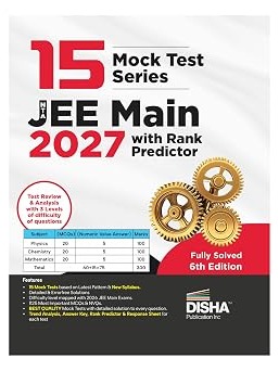 15 Mock Test Series NTA JEE Main 2027 with Rank Predictor - 6th Edition | Physics, Chemistry & Mathematics By Disha Expert Team