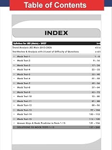 15 Mock Test Series NTA JEE Main 2027 with Rank Predictor - 6th Edition | Physics, Chemistry & Mathematics By Disha Expert Team