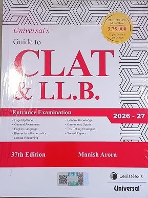 Universal's Guide to CLAT & LL.B. Entrance Examination 2026-27 By Manish Arora