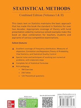 Statistical Methods | Combined Edition (Volume I & II) | By N G Das