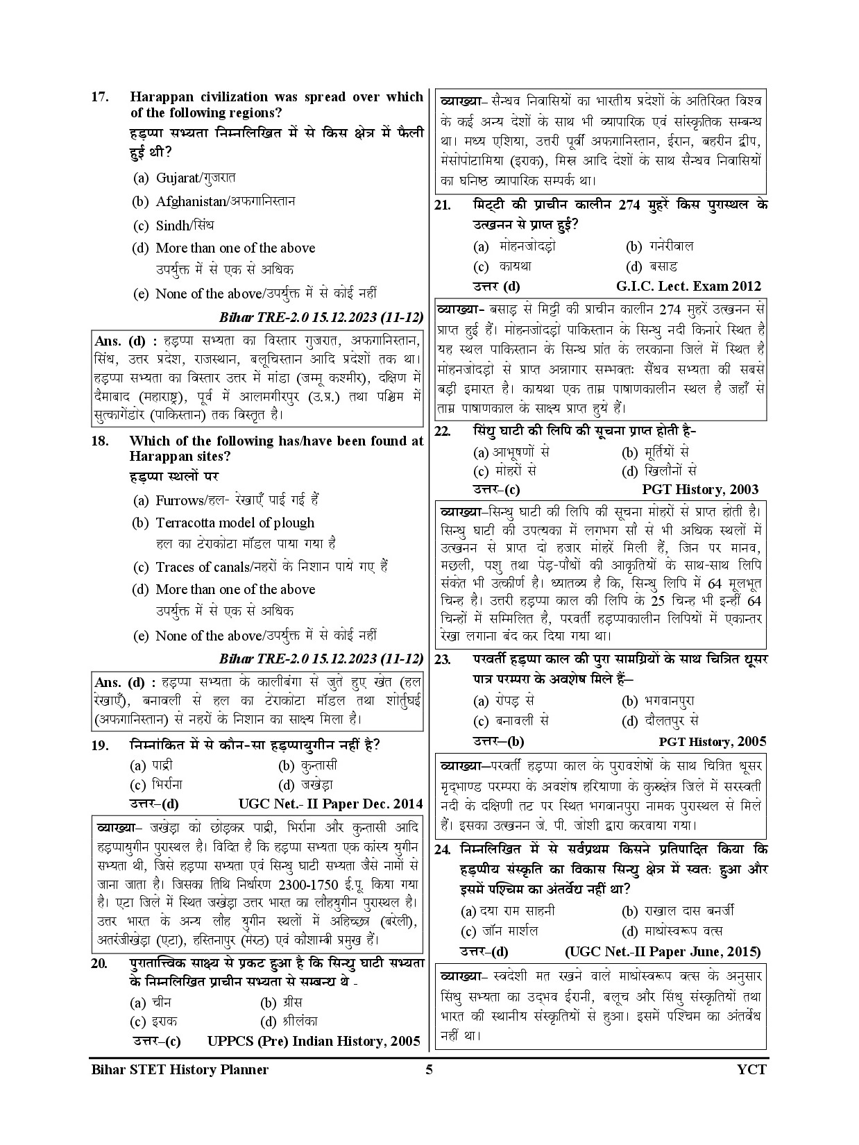 Bihar STET I History Chapterwise Solved Papers & Question Bank (Class 11 & 12) 1612 Objective Question I 2027 In Hindi Medium By Youth Competition Times Expert Team