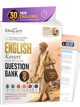 Educart CBSE Class 9 English Question Bank 2026-27 | Kaveri Level R1 & R2 | New NCERT Guide and Most Important Reference Book for 2027 (with ... extra) (NCERT Class 9 All Books 2026-27)