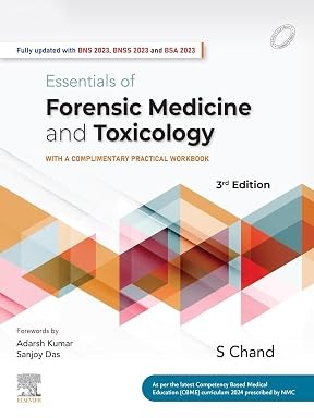 Essentials of Forensic Medicine and Toxicology 3rd Edition By Suresh Chand