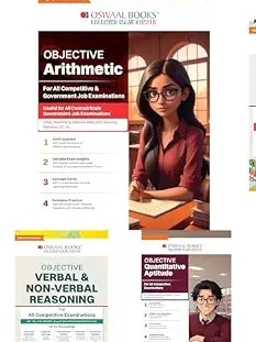 Ultimate Set of 6 Books for Competitive Exams: Objective Arithmetic, General Knowledge, General English, Quantitative Aptitude, Reasoning (Verbal & Non-Verbal), and Logical Reasoning