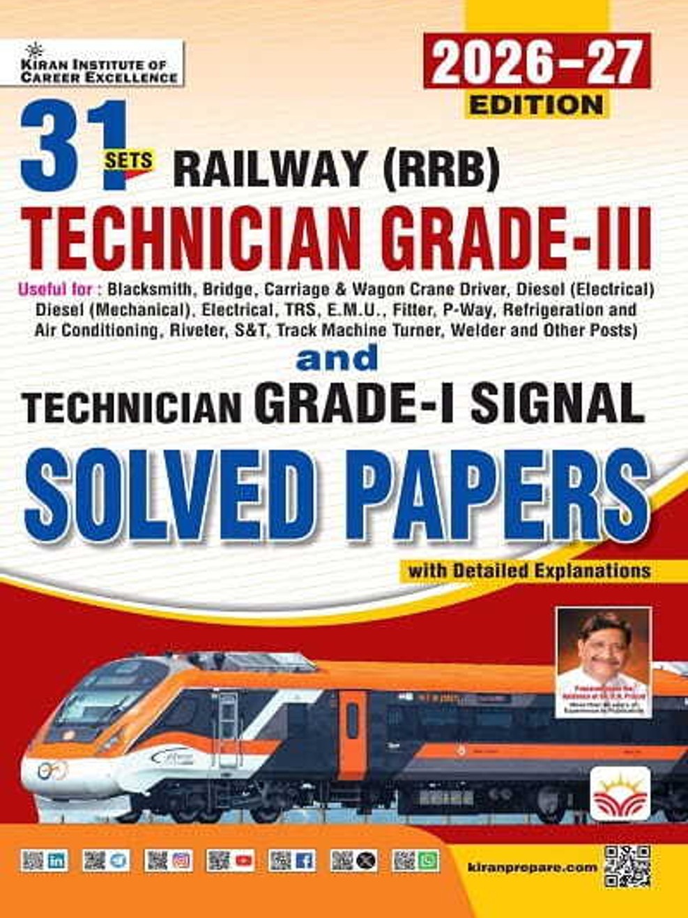Railway Technician Grade III and I Signal Solved Papers 31 Sets 2026 Edition