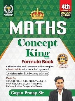 Maths Concept King Formula Book English Medium  By Gagan Pratap Sir by Champion Expert Team