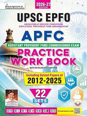 UPSC EPFO APFC Exam Practice Work Book Including Solved Papers 2026-2027 Edition