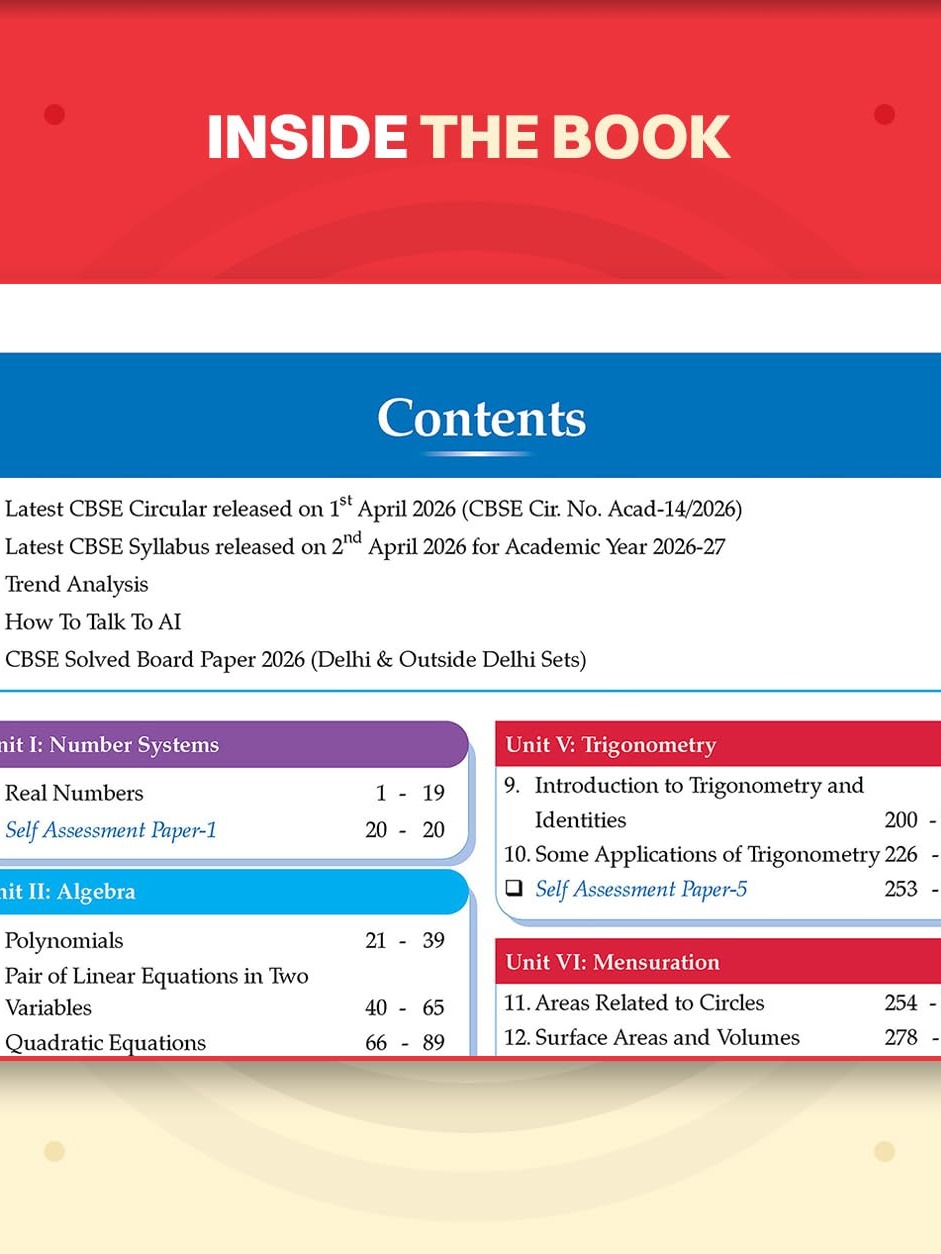 Oswaal CBSE Class 10 Mathematics (Standard) Question Bank | Chapter & Topic-wise Solved Papers (2017-2026) |