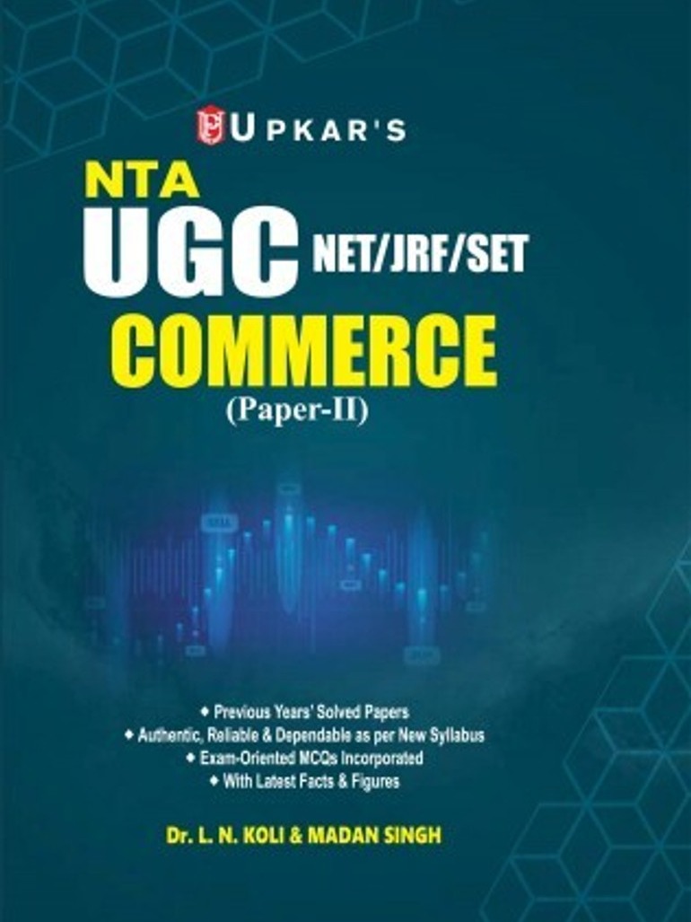 Upkar Prakashan UGC Net/Jrf/Set Commerce  - Upkar's UGC NET/SET/JRF Commerce Paper-2 (English, Paperback, Koli L N)