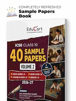Educart ICSE Sample Paper Class 10 2027 (Volume 2) – History & Civics, Geography, English Language and Literature i